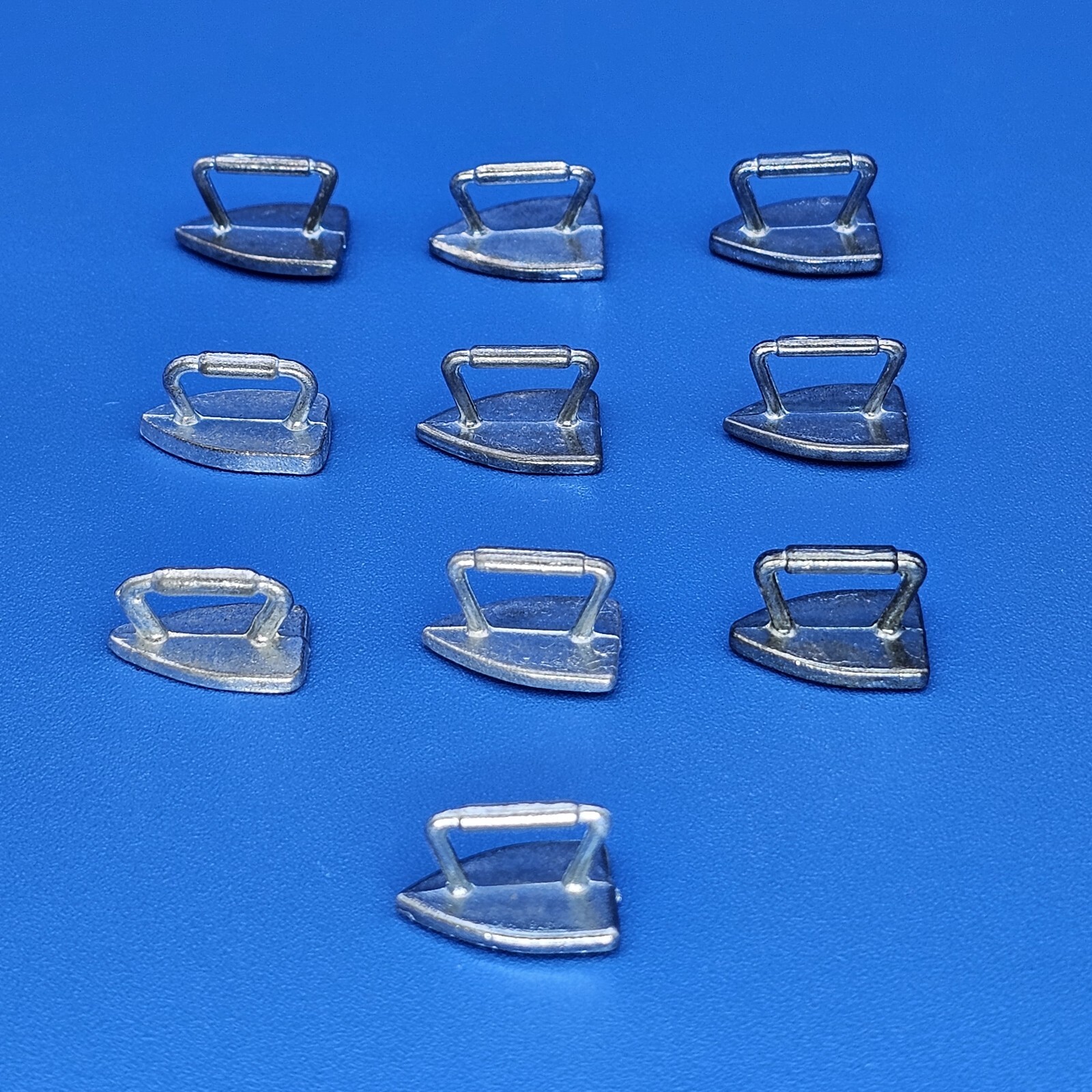 Lot of 10 Monopoly Iron Tokens Standard Basic Movers
