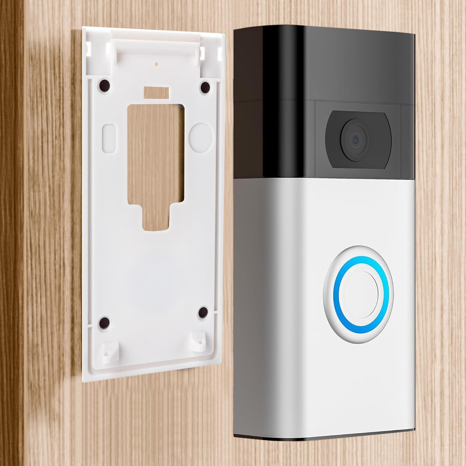 No-Drill Adhesive Mount for Ring Video Doorbell (2nd Generation - 2020 Release)
