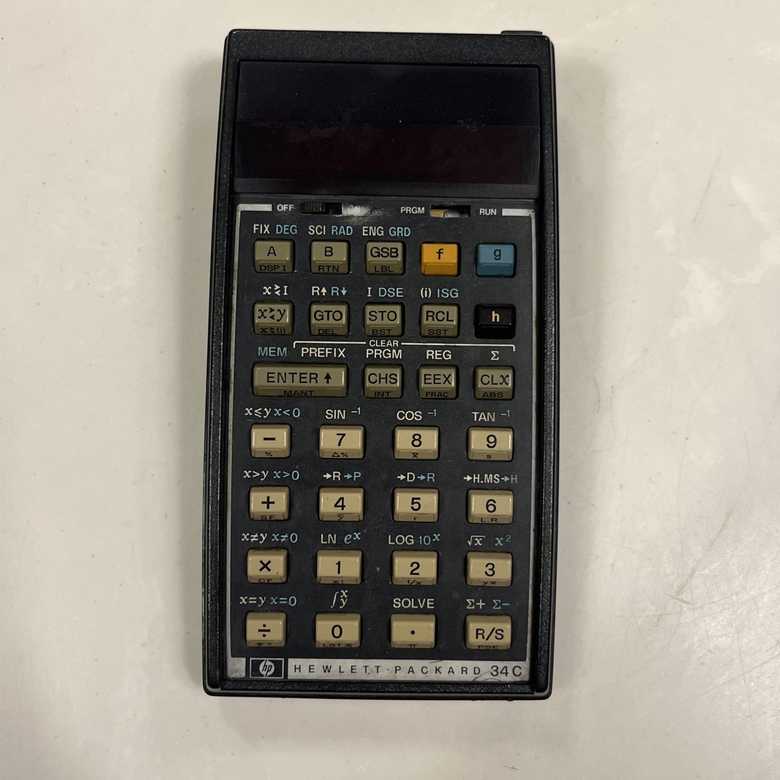 Hewlett-Packard HP-34C Programmable Calculator READ