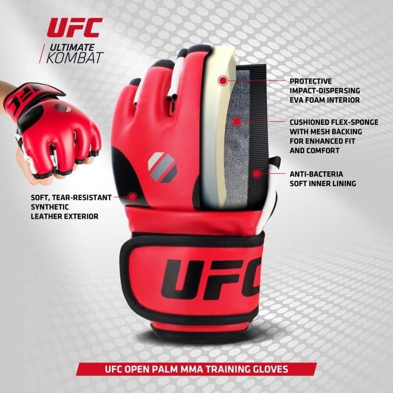 UFC Contender Open Palm MMA Training Gloves Blue