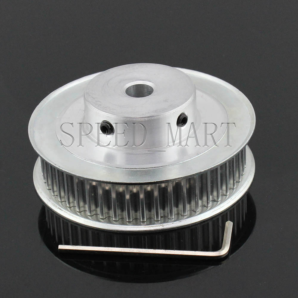 5M HTD5M Aluminum Timing Belt Pulley 48 Teeth 12mm Bore 16mm width Stepper Motor