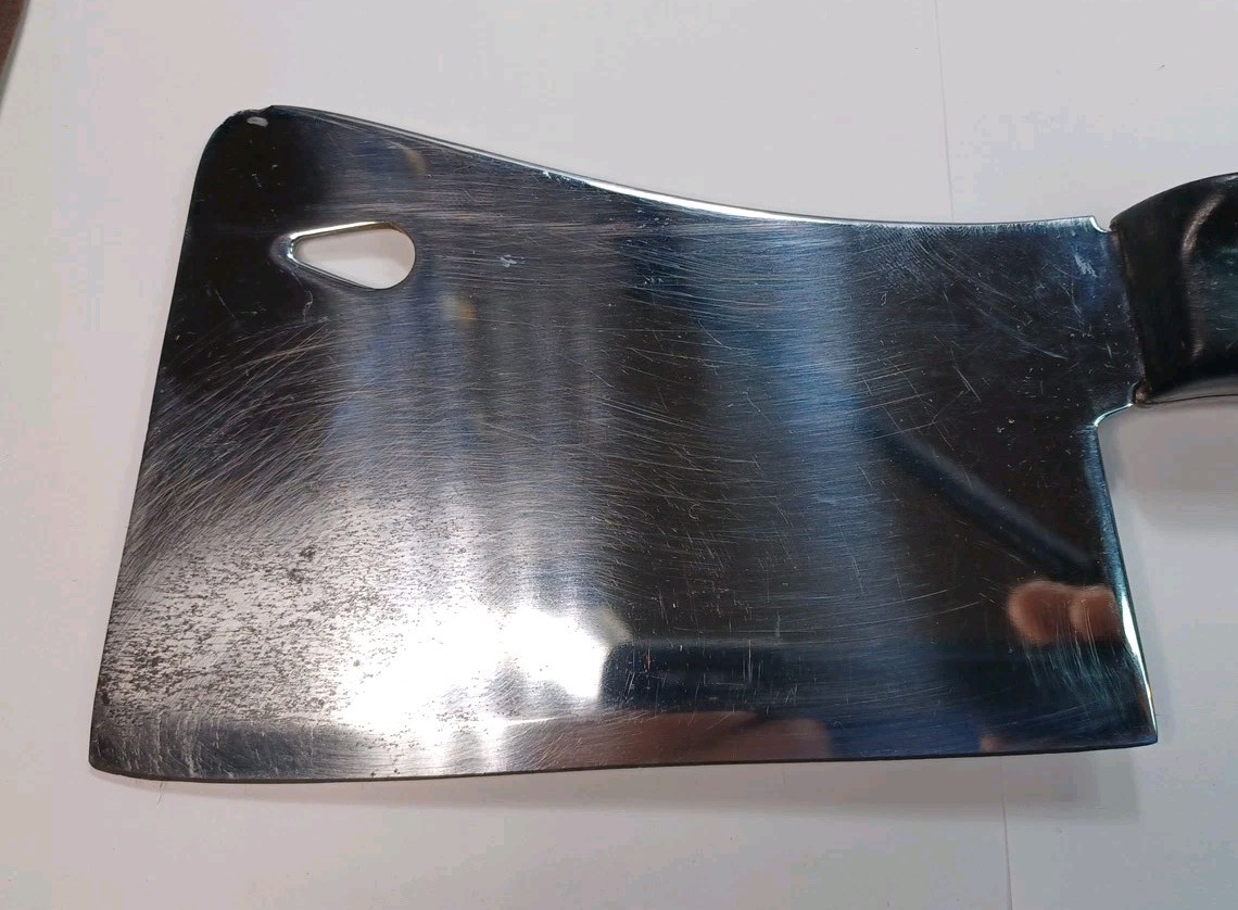 Vintage 6" CRAFTSMAN Heavy Duty Cleaver, W/ Bakelite Black Handle, U.S.A.