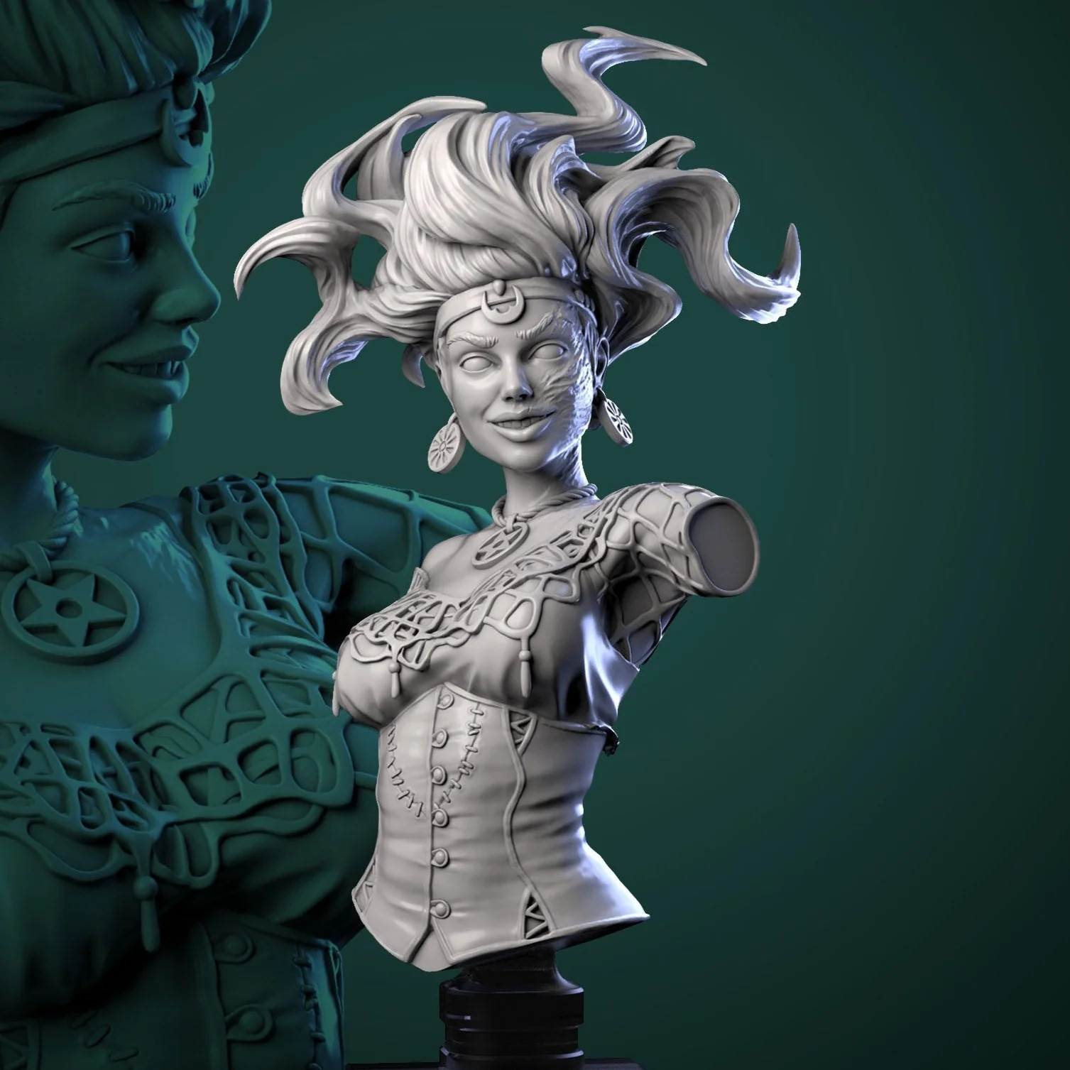 Ugly Sue Bust - Resin Display Bust
