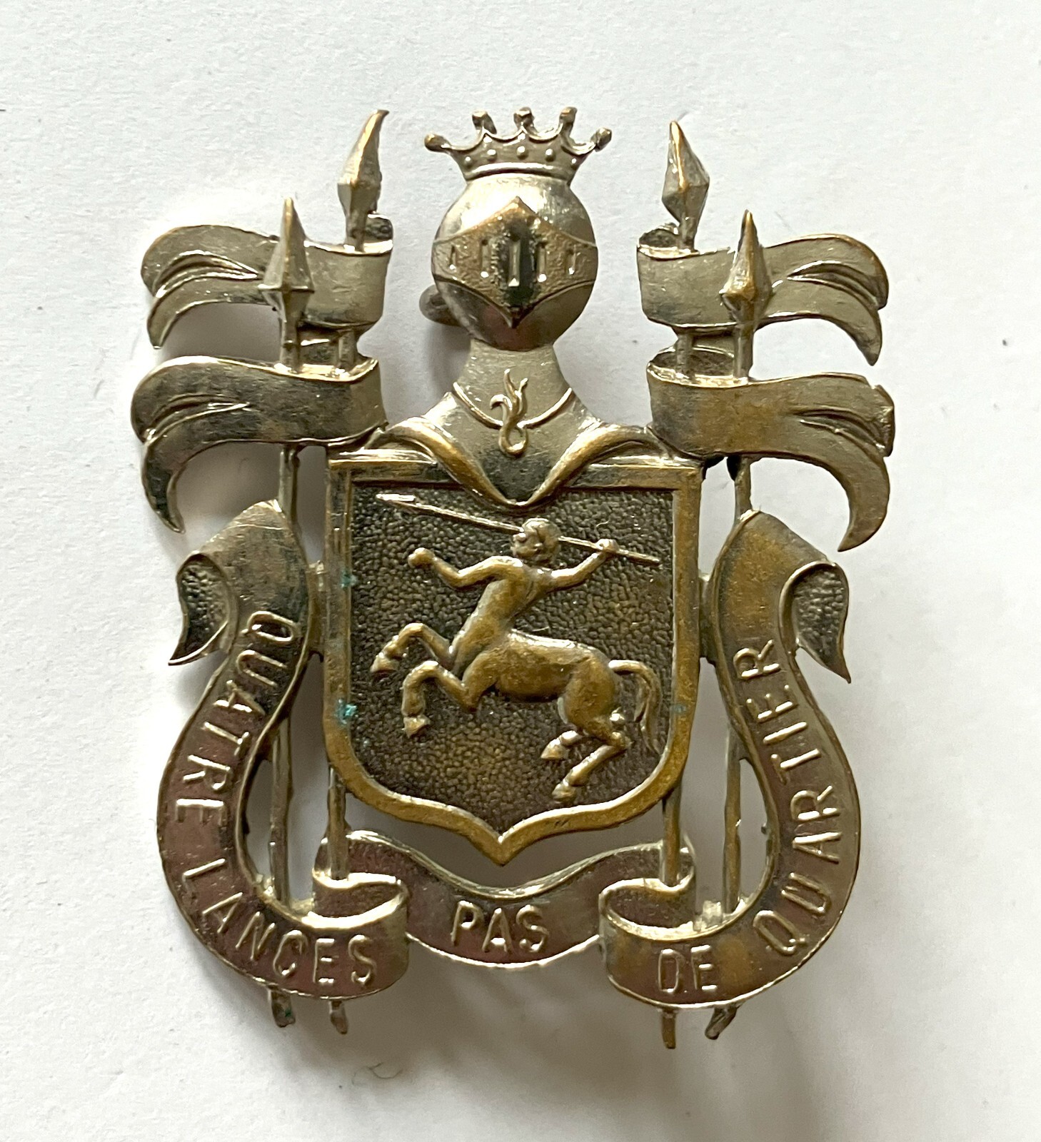 Belgium, Belgian Army 4th Lancers beret badge