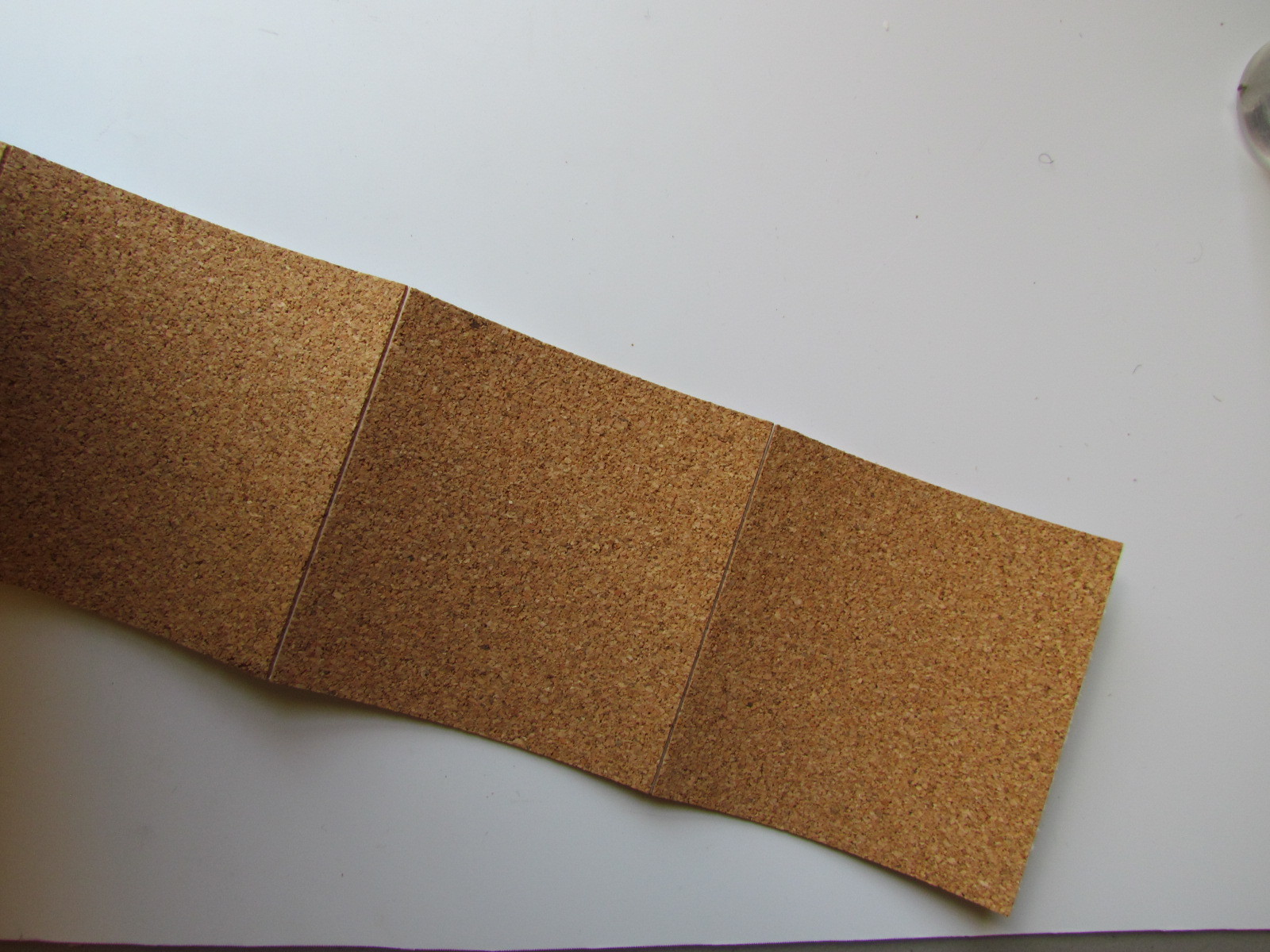 75 - Self Adhesive Backed Cork for Coasters - 4" x 4" - I - Stone/Tile/Marble