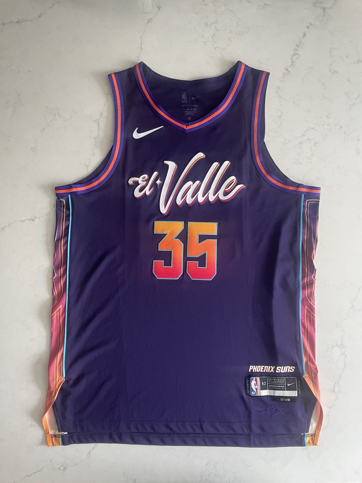 Men's Kevin Durant Purple Phoenix Suns 2023/24 Authentic Jersey - City Edition