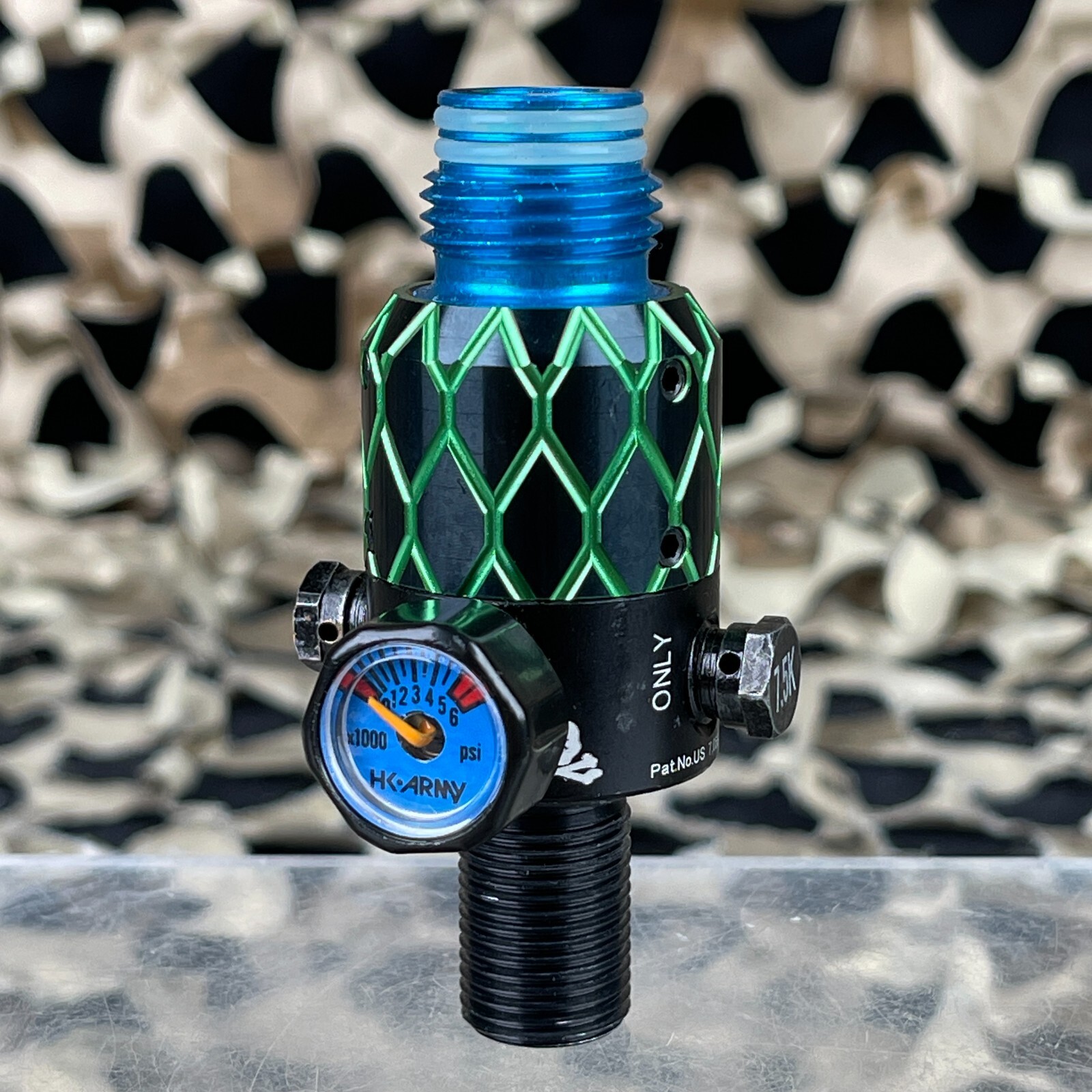 NEW HK Army Aerolite2 Elite Pro Adjustable Regulator - 4500 PSI - Nexus - Green
