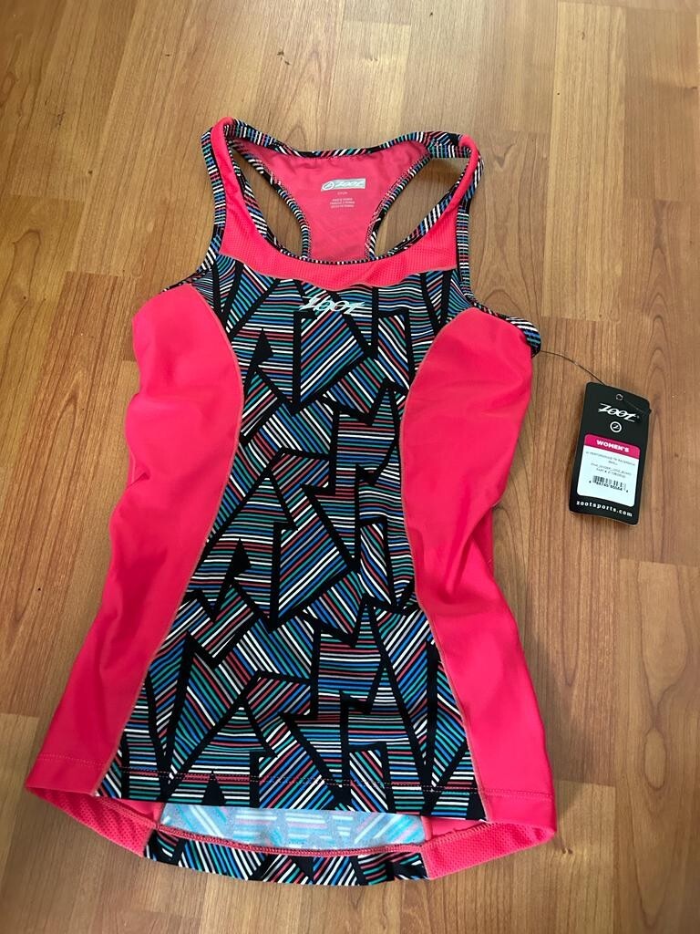 Zoot Women's Tri Raceback Small Pink_Ginger_Long_Board