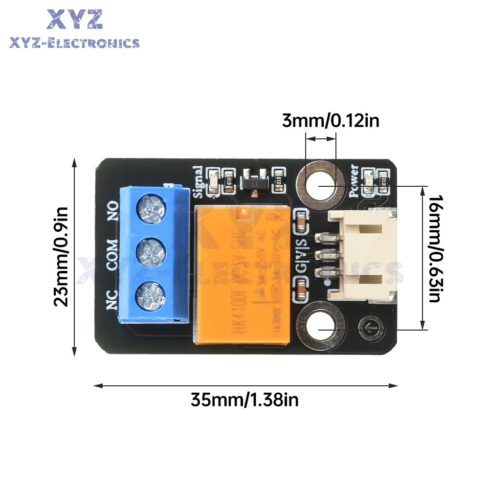 1 Channel High-Low Level Trigger Relay Module Adjustable Resistor Sensor 3.3V 5V