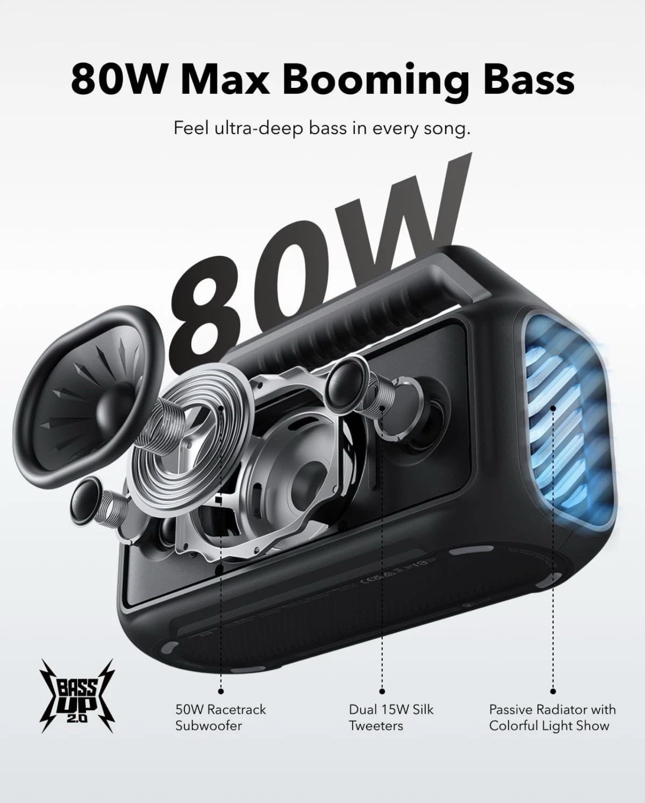 Anker Soundcore Boom V2 Bluetooth Speaker