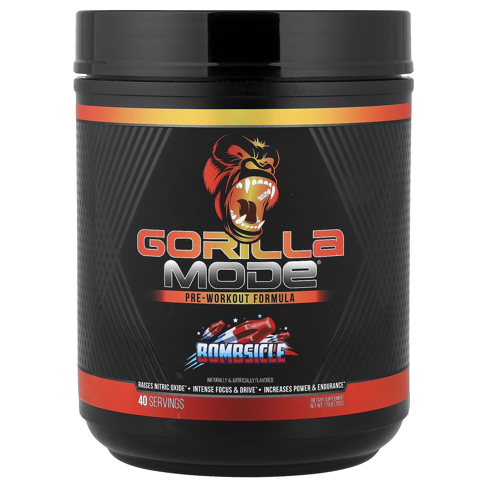 Mode®, Pre-Workout Formula, Bombsicle, 1.75 lb (792 g)