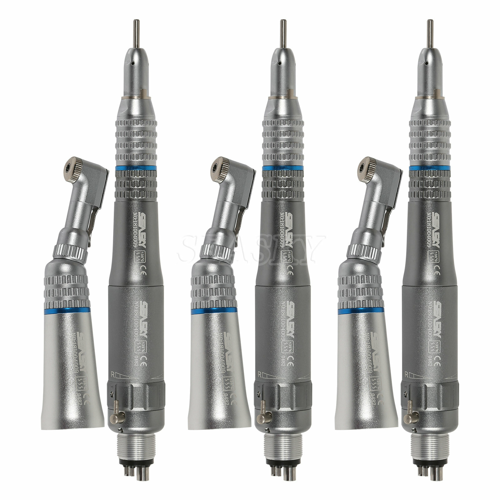 3 Dental Slow Low Speed contra angle straight Nose handpiece air Motor E type