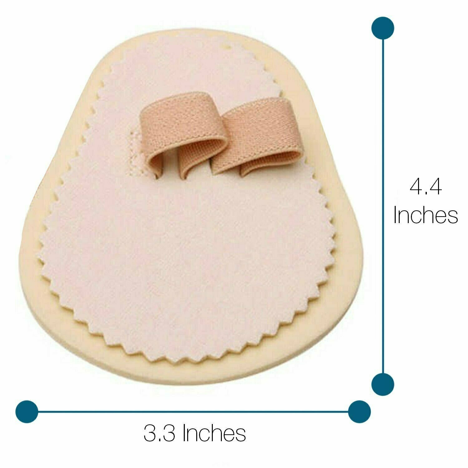 Double Toe Straightener Separator for Crooked, Hammer Toe, Overlapping Toes