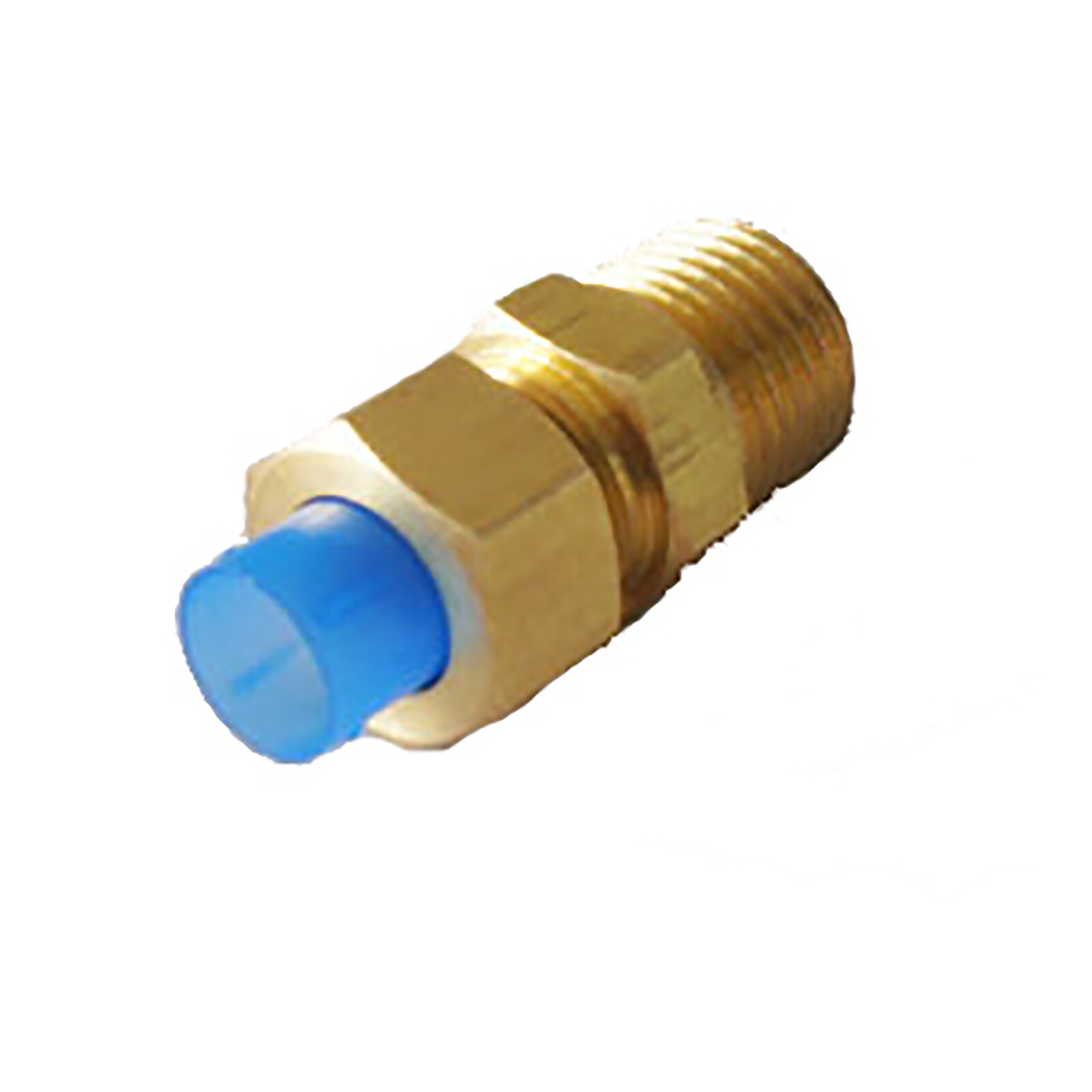 15PCS SMC KFH12U-02 Brass Embedded Fitting Flush Through Connector New