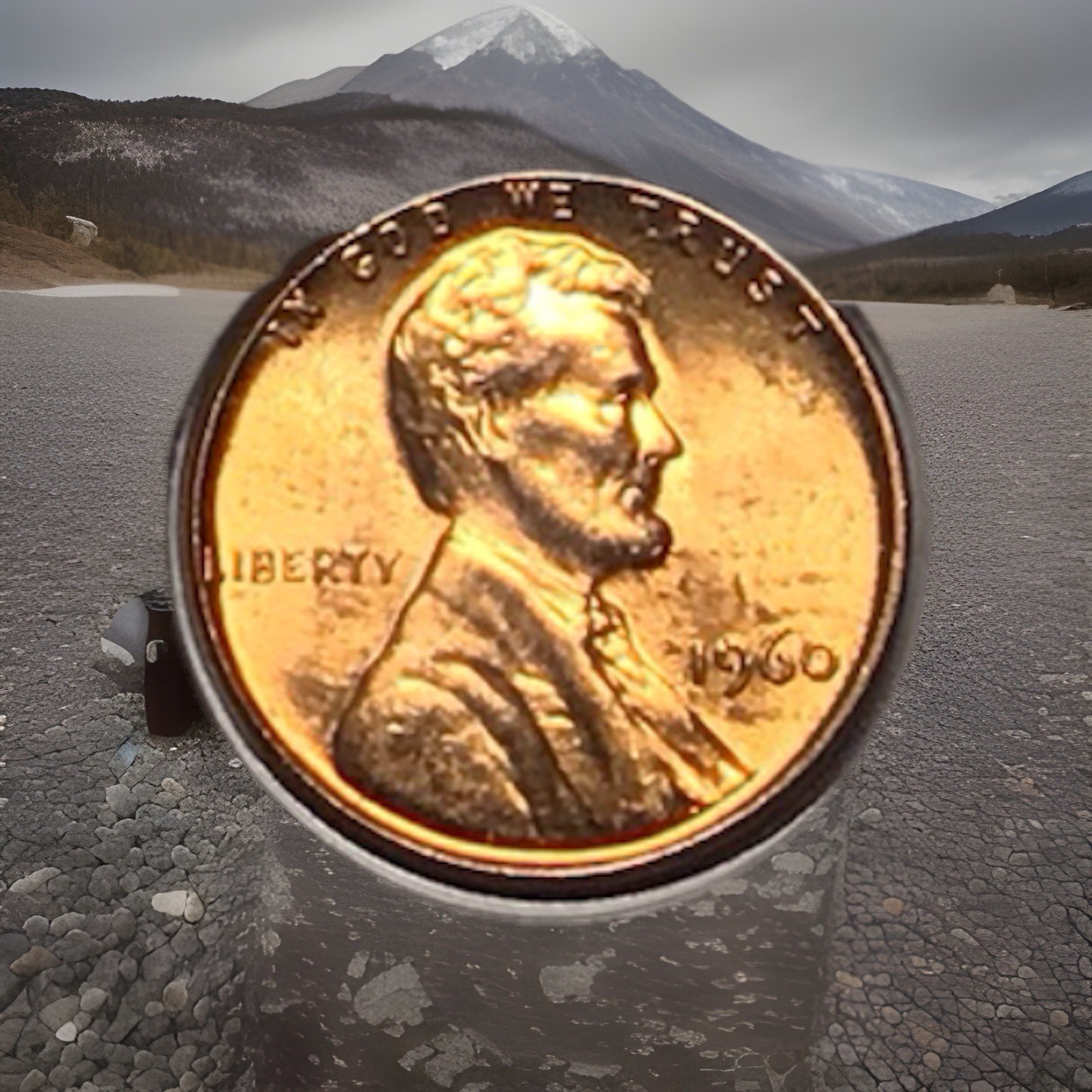 1960 P - Lincoln Memorial Penny - BU   Free Shipping