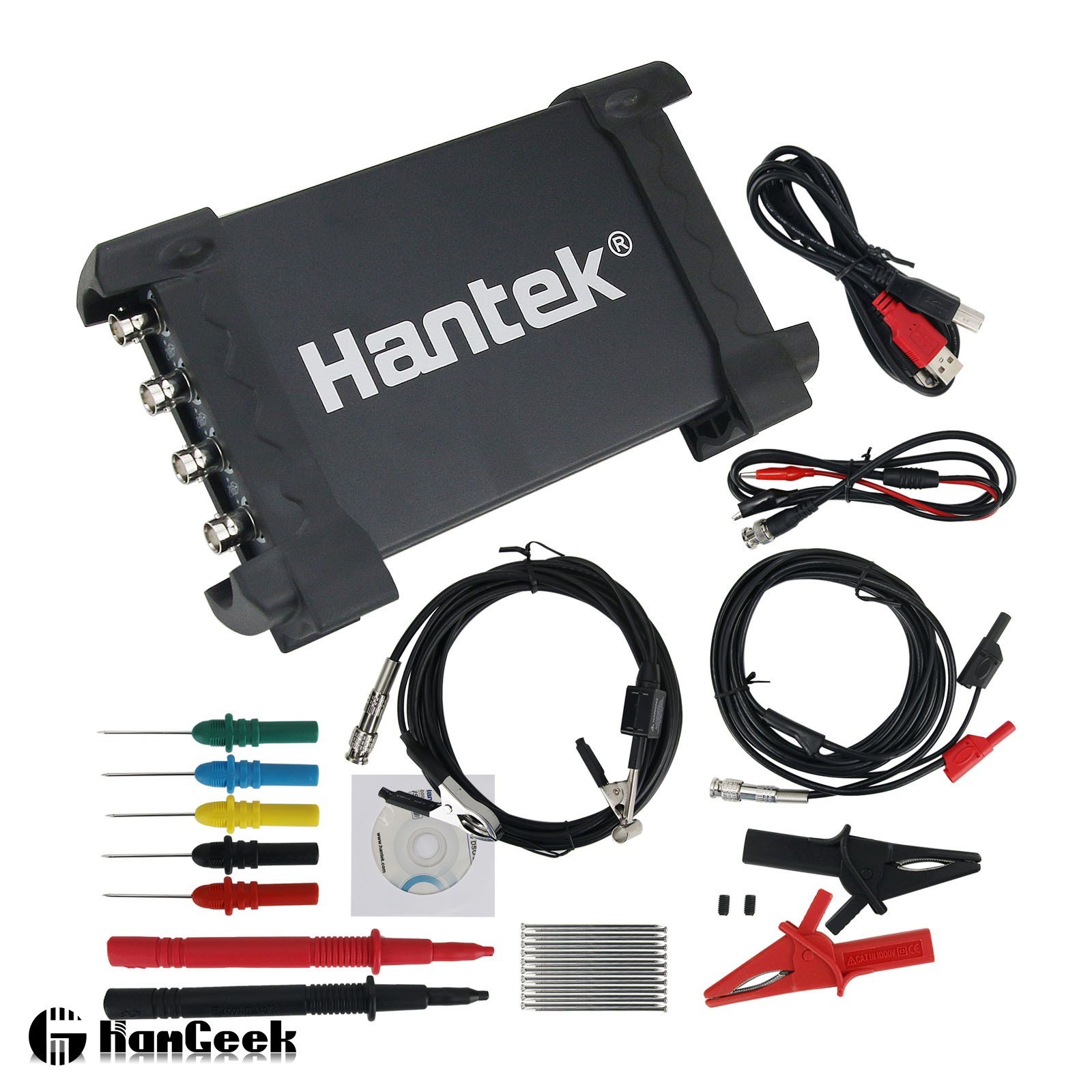 Hantek6074BE I Hantek 4 CH Oscilloscope Automotive USB Oscilloscope 70MHz 1GSa/s