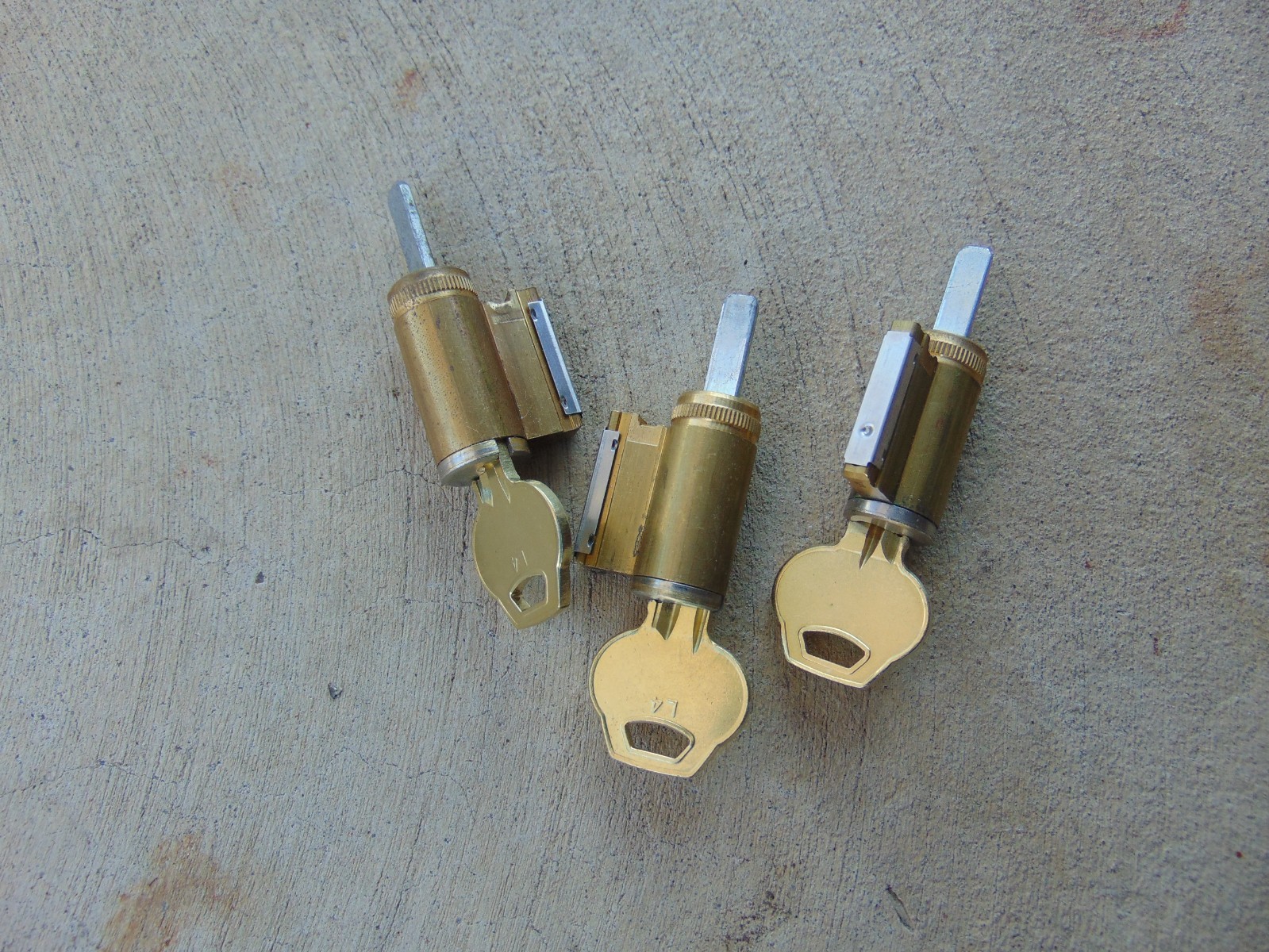 3 L4 CORBIN & RUSSWIN KNOB,DEADLOCK LOCK WITH 5 KEYS LOCKSMITH