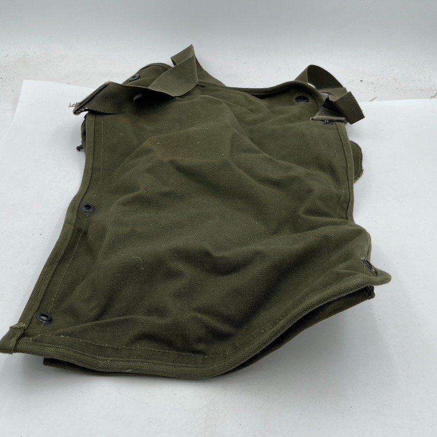Vintage U.S. ARMY Map Dispatch? Field Bag Case Crossbody Strap Olive Green
