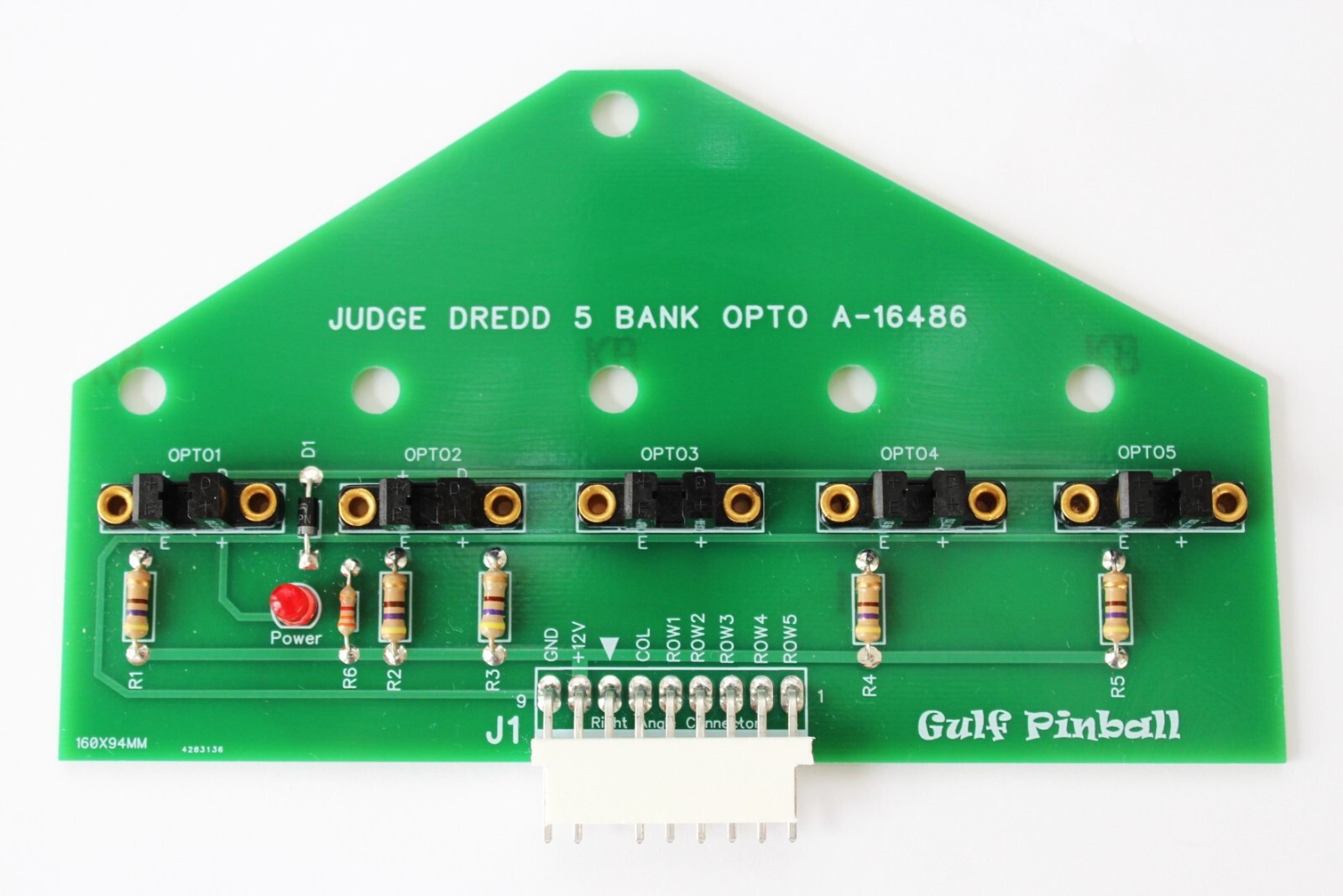 NEW  Bally JUDGE DREDD 5 Bank Drop Target Switch Bd, C-16486