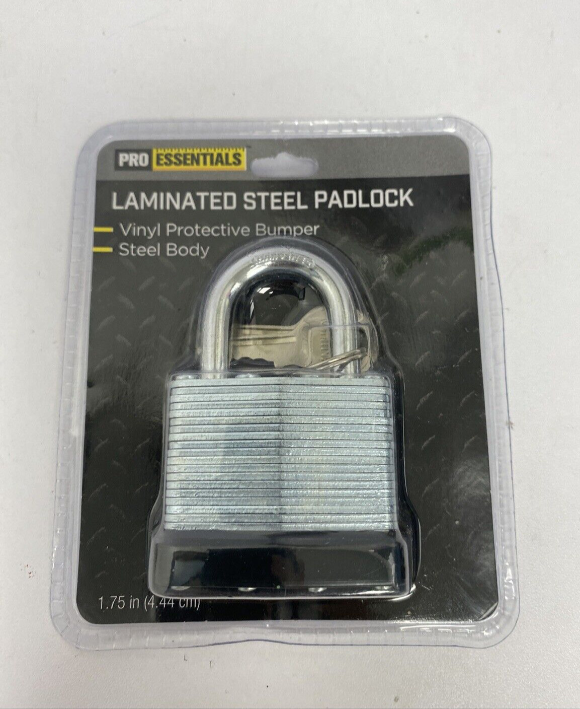 Pro Essentials Laminated Steel Padlock