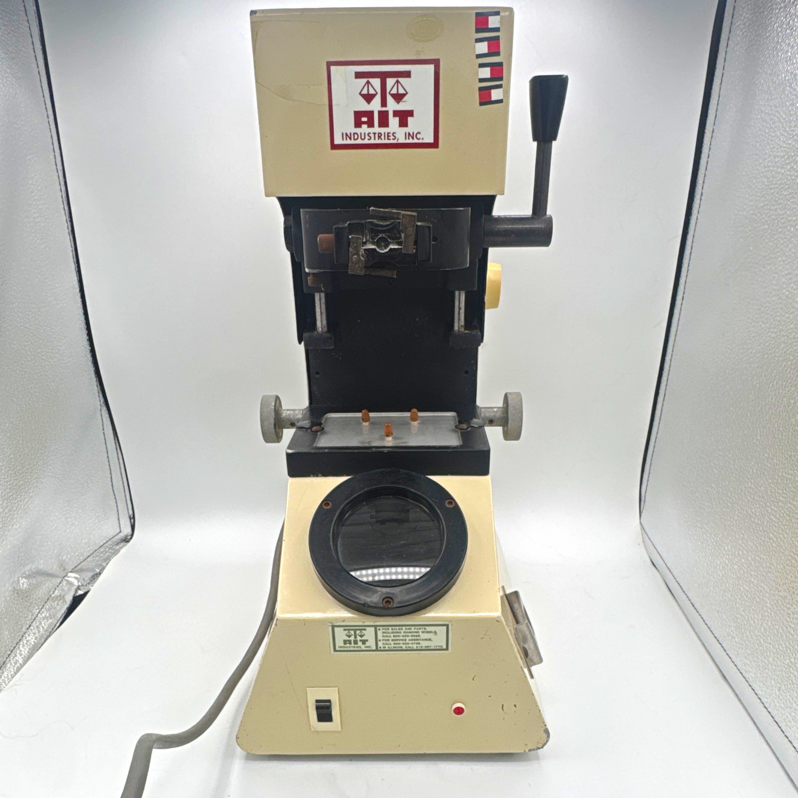 AIT Industries, Inc. Lab Microscope Illuminated Viewing Instrument w/ Power Cord