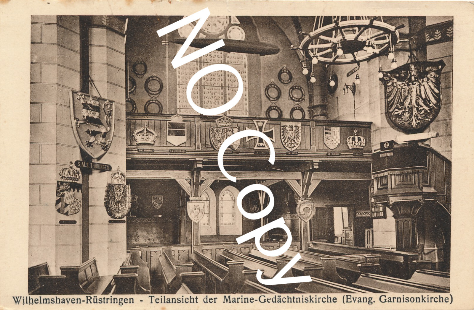 Photo PK Wilhelmshaven Rüstringen Partial View Of The Navy Memorial Church X74