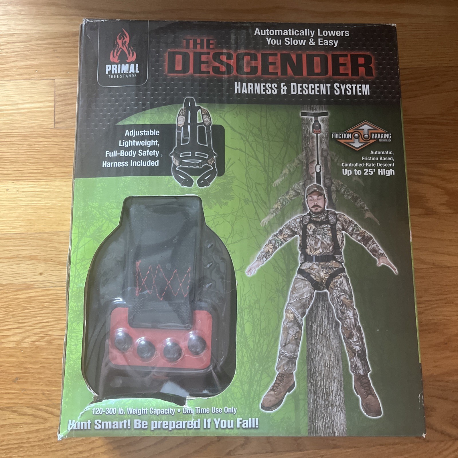 Primal Tree Stands Descender Device and Full Body Harness