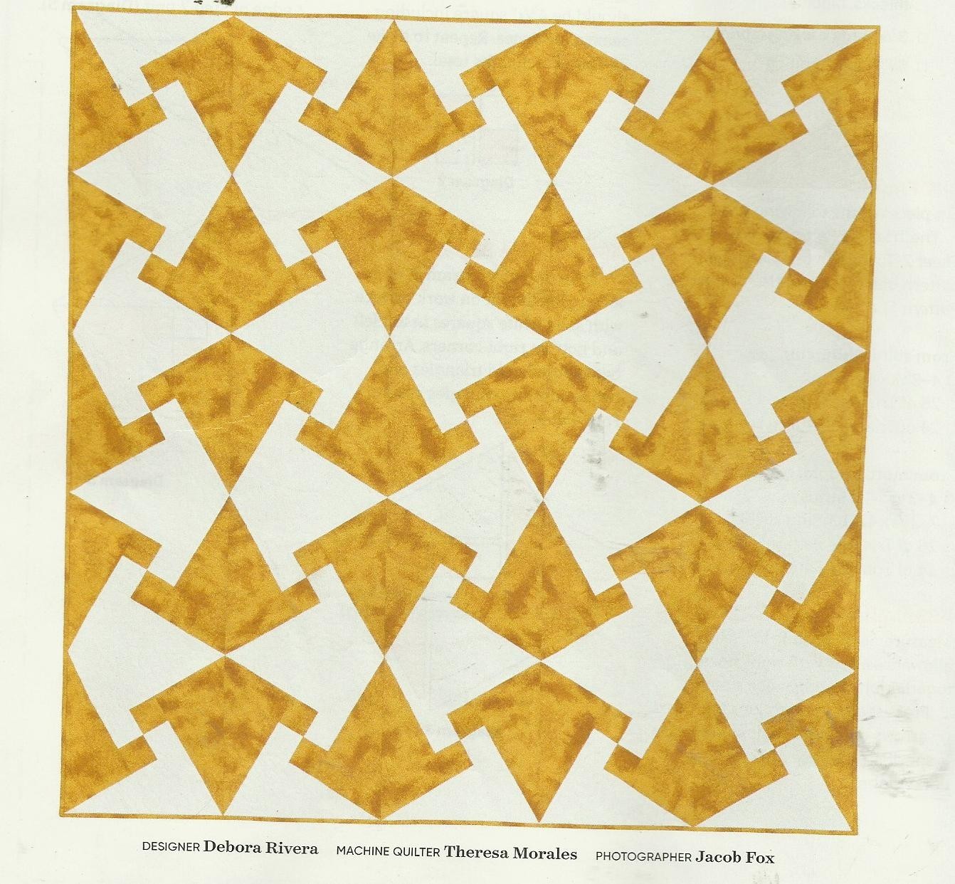 B0105 GOLDEN HOUR QUILT PATTERN/INSTRUCTIONS