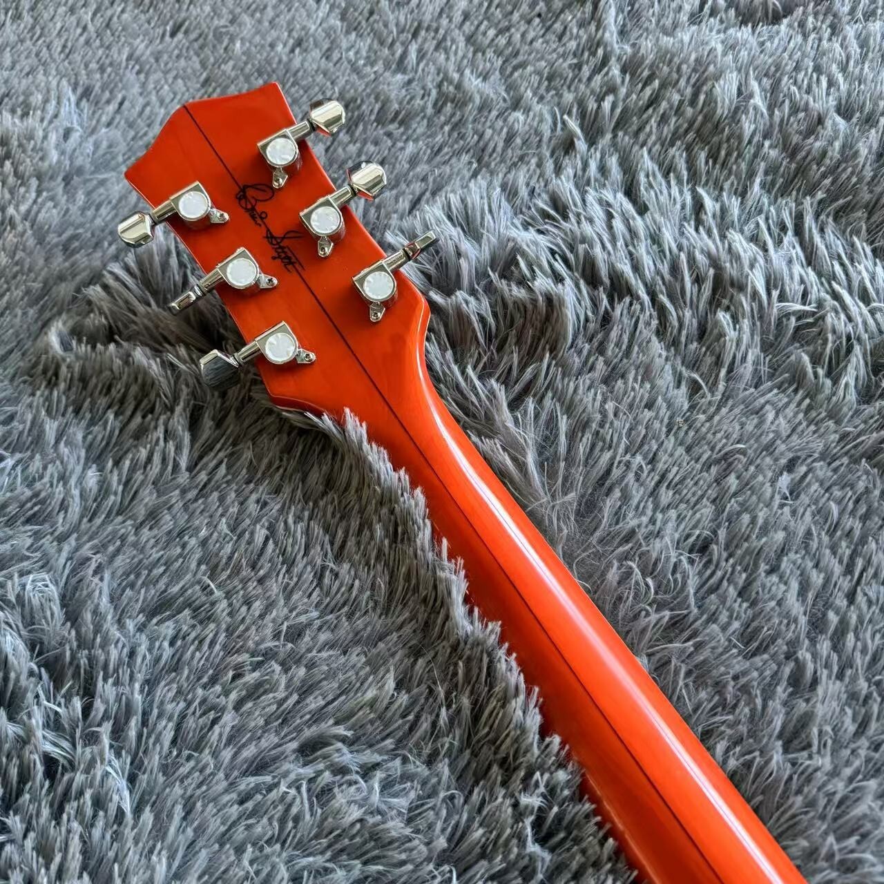 New Jazz Electroc Guitar Semi Hollow Falcon Model in Orange