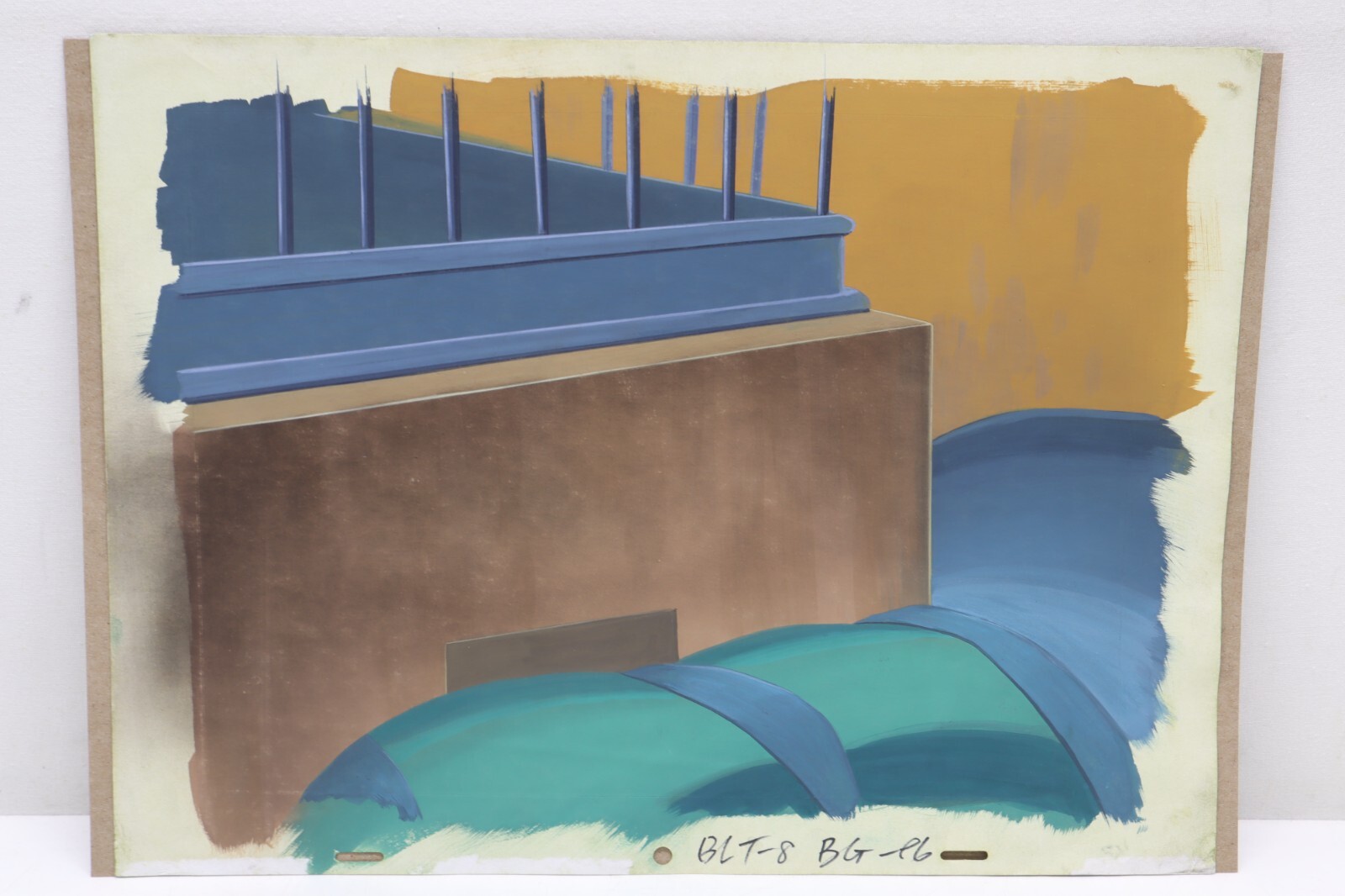 Original Hand Painted Animation Production Background (234-15)