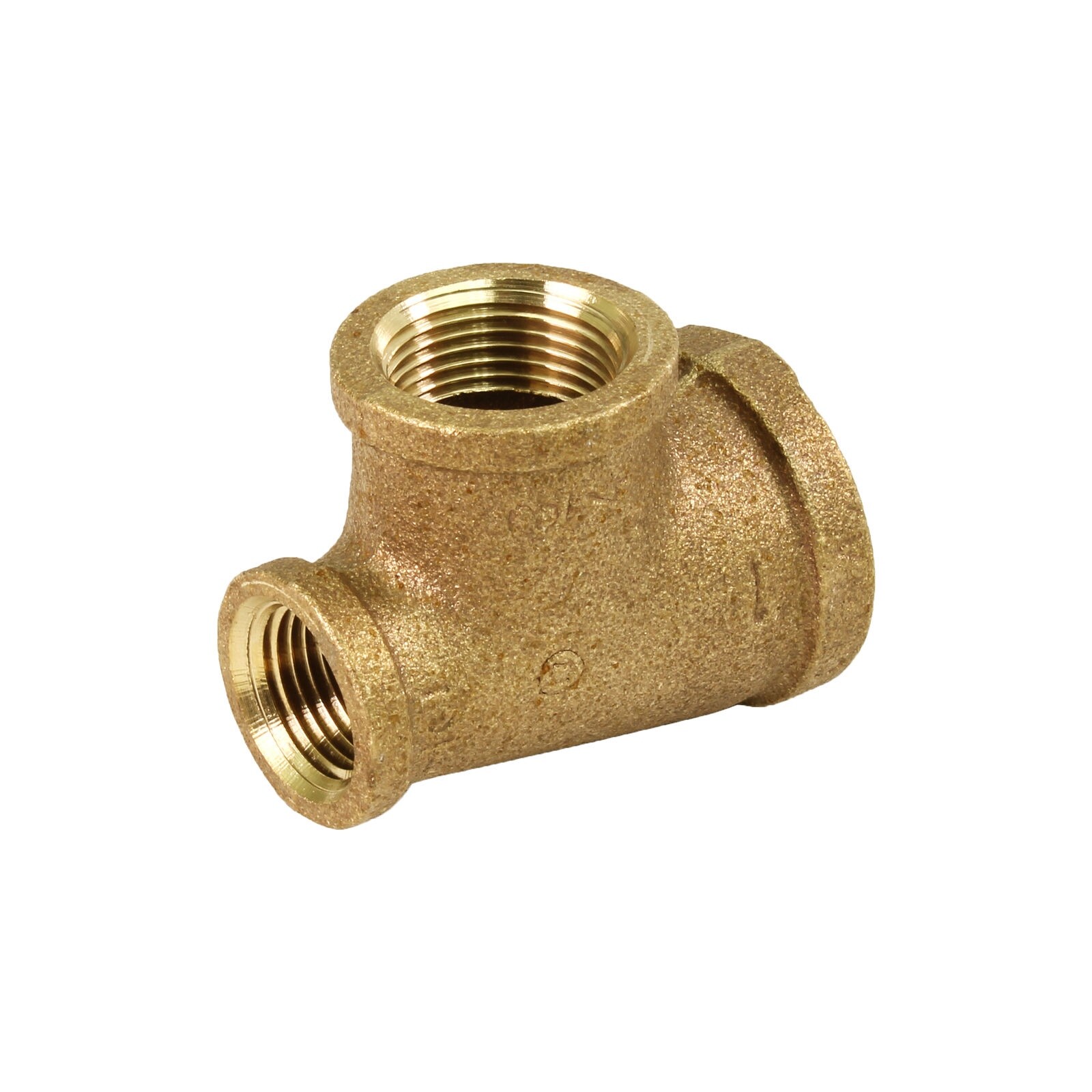 Everflow 1 x 3/4 x 1-Inch Lead Free Brass Reducing Tee 3 Size w/ Female Threaded
