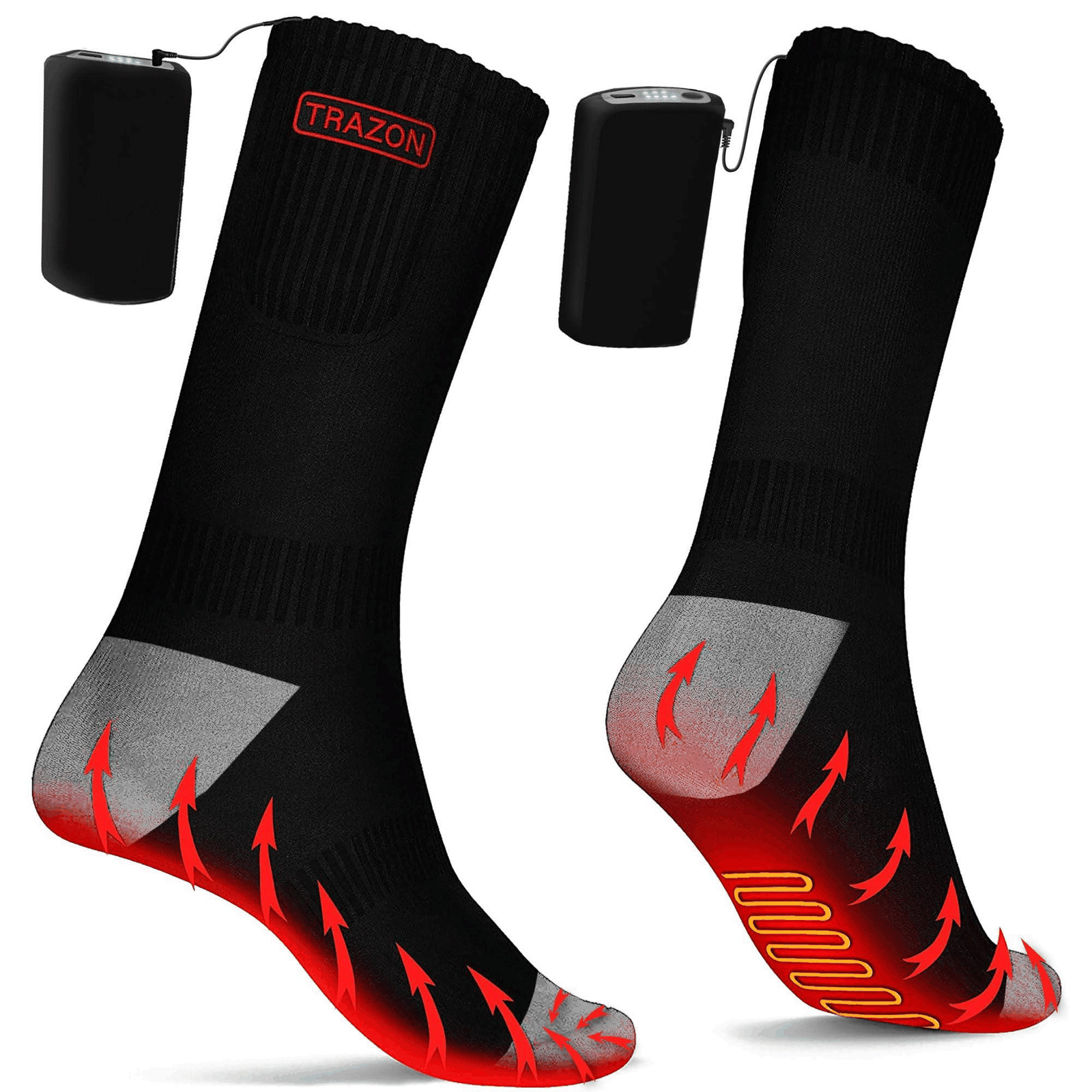 Heated Socks for Men Women L Size Rechargeable Electric Battery Thermal Hunting