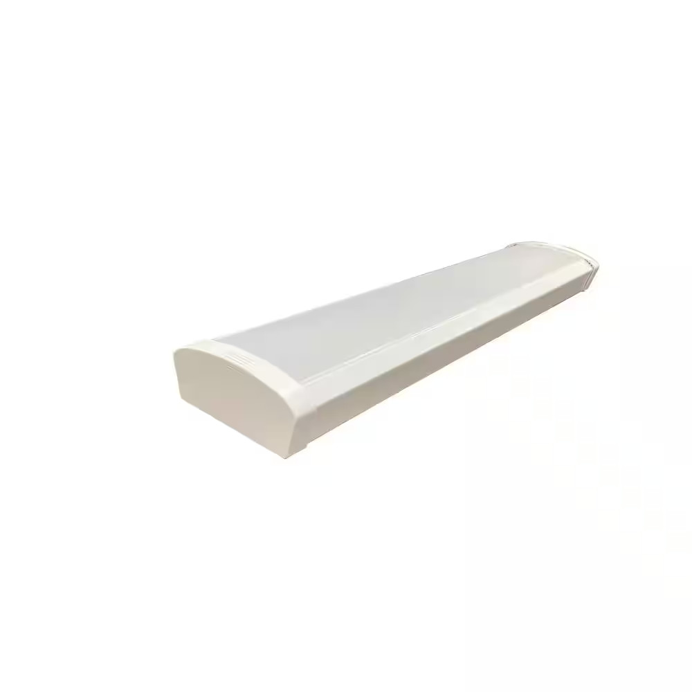 1-Pack 2 Ft. Adjustable Lumen Integrated LED White Slim Wraparound Light 3CCT