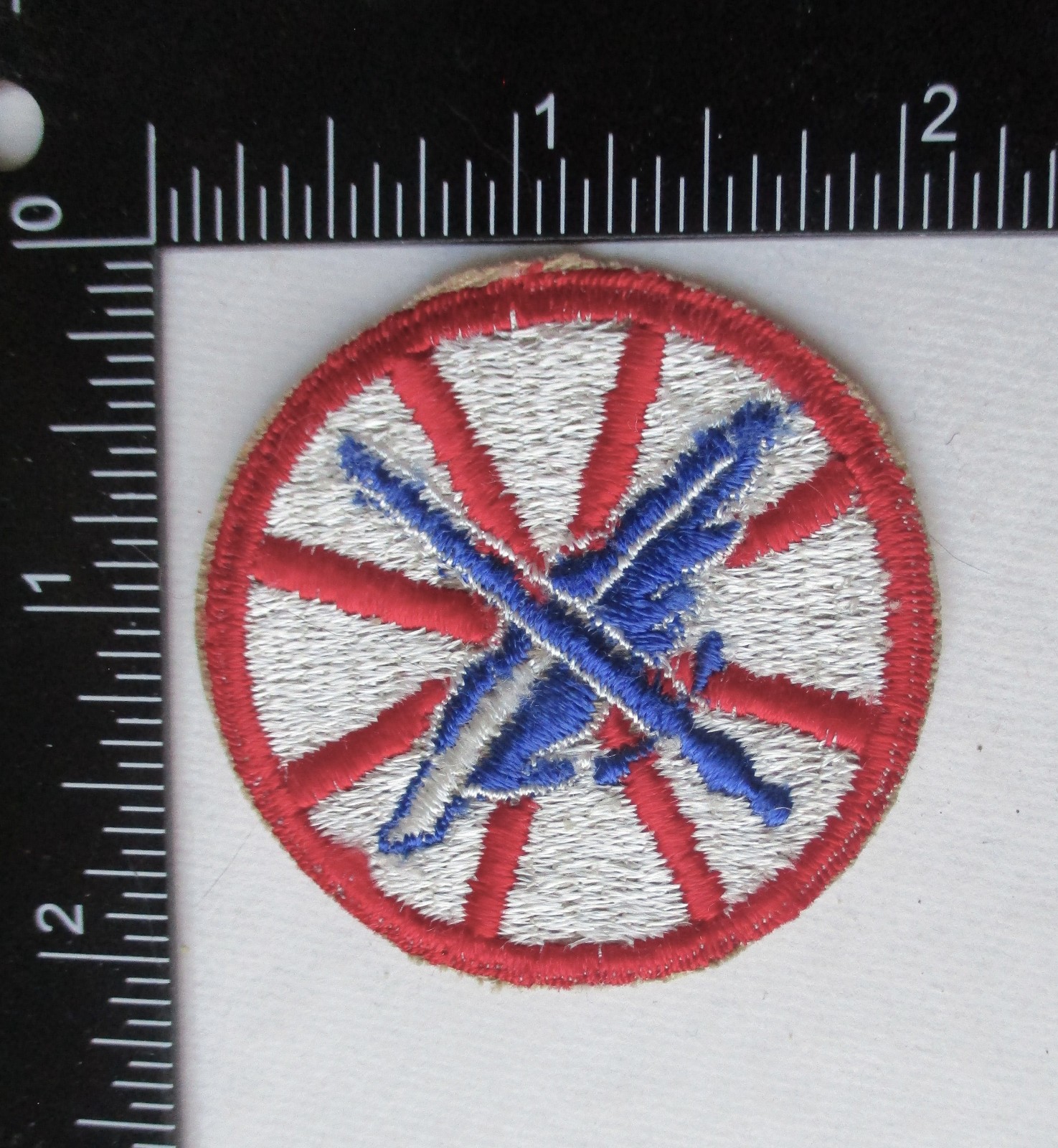 Vintage US ARMY 307th LOGISTICAL COMMAND PATCH Cut Edge Original No Glow
