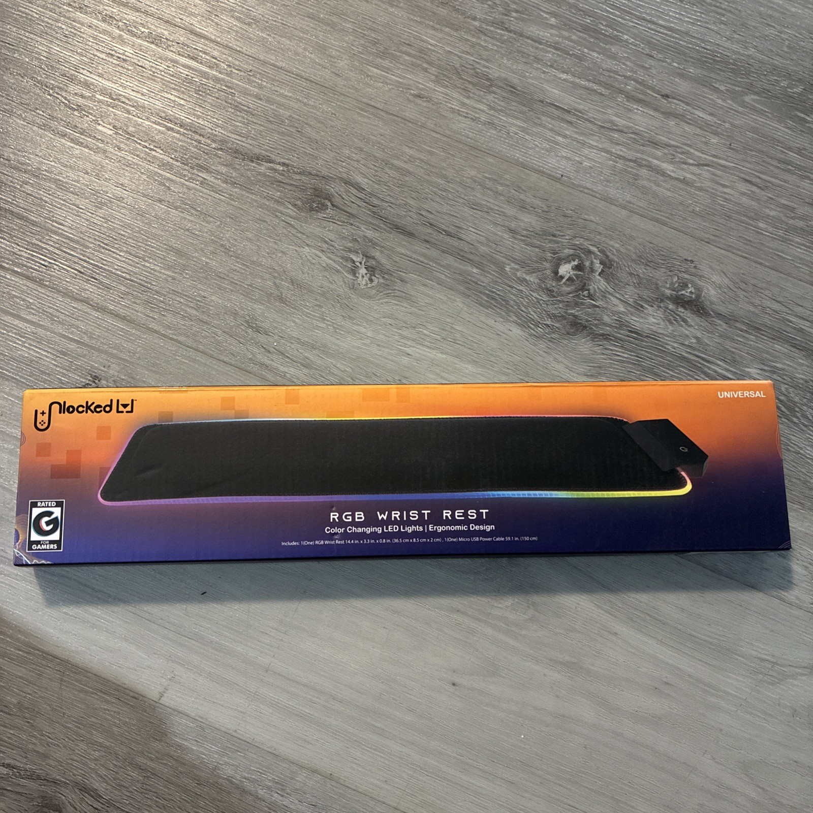 Unlocked RGB Wrist Rest Color Changing LED Lights New BN15