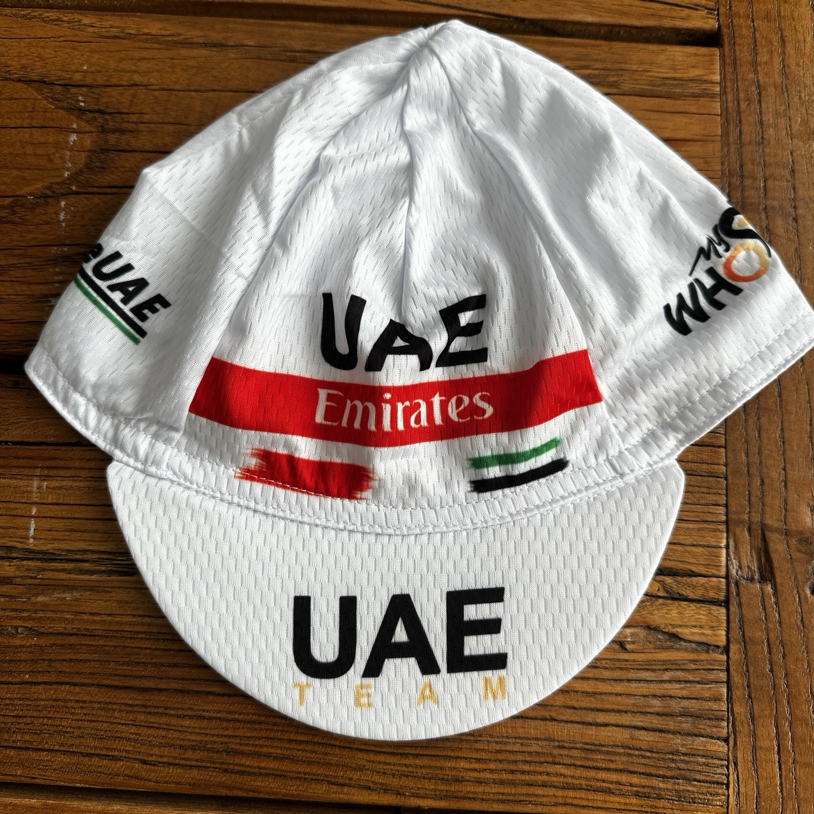 UAE TEAM Cycling Cap - 100% Wicking Polyester NEW Free Shipping !!
