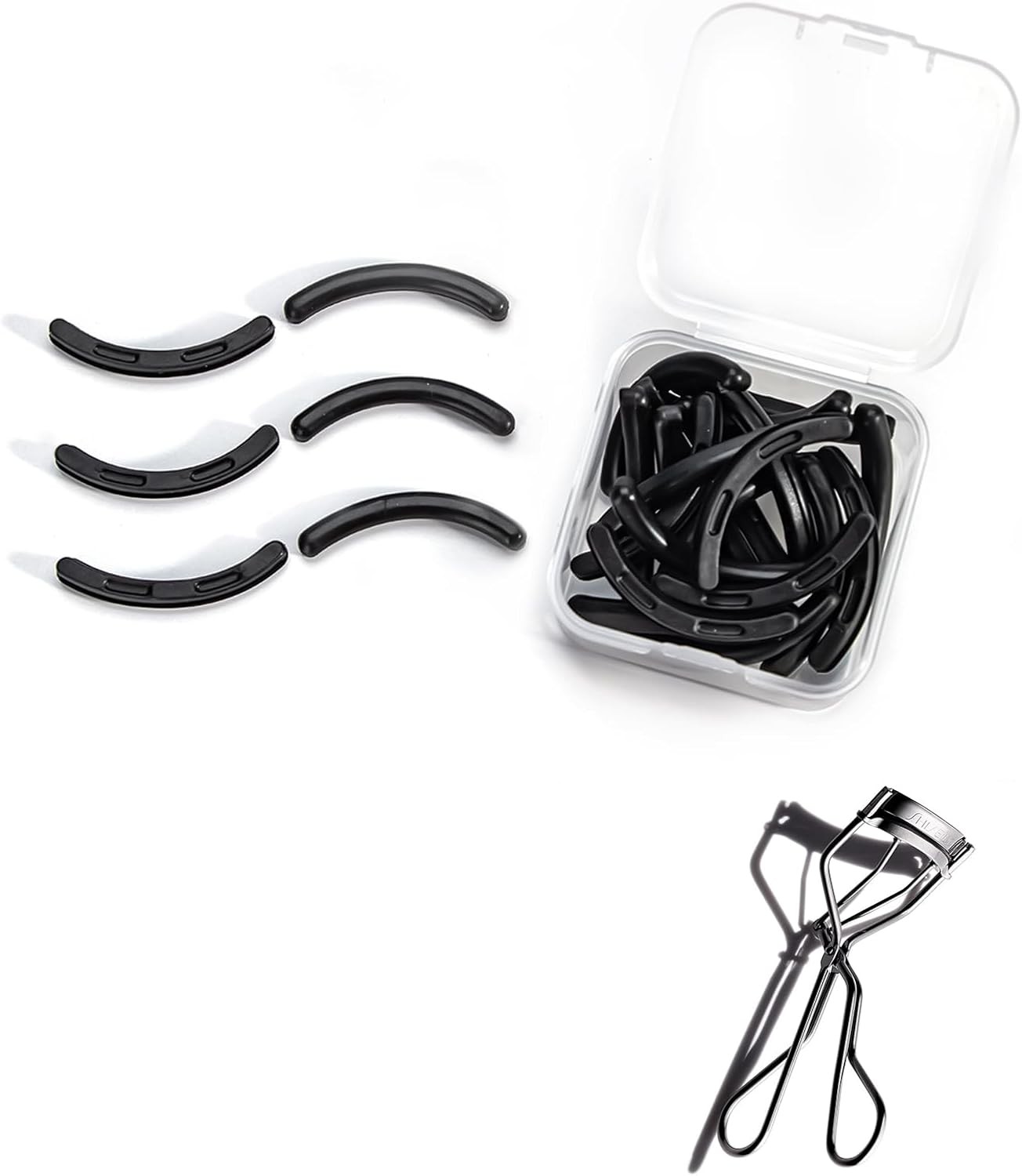Eyelash Curler Refills Compatible Eyelash Curler Pads 24PCS,Silicone Lash Curler