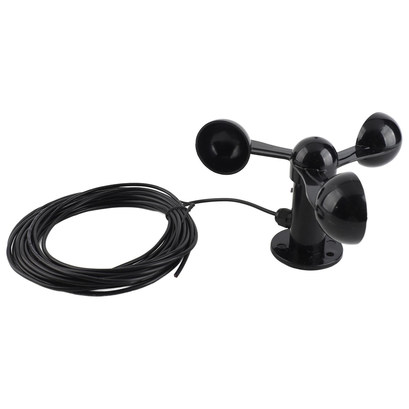 Anemometer Sensor Wind Speeds Cup With 8M Water Resistant Cable 4cm Mounting