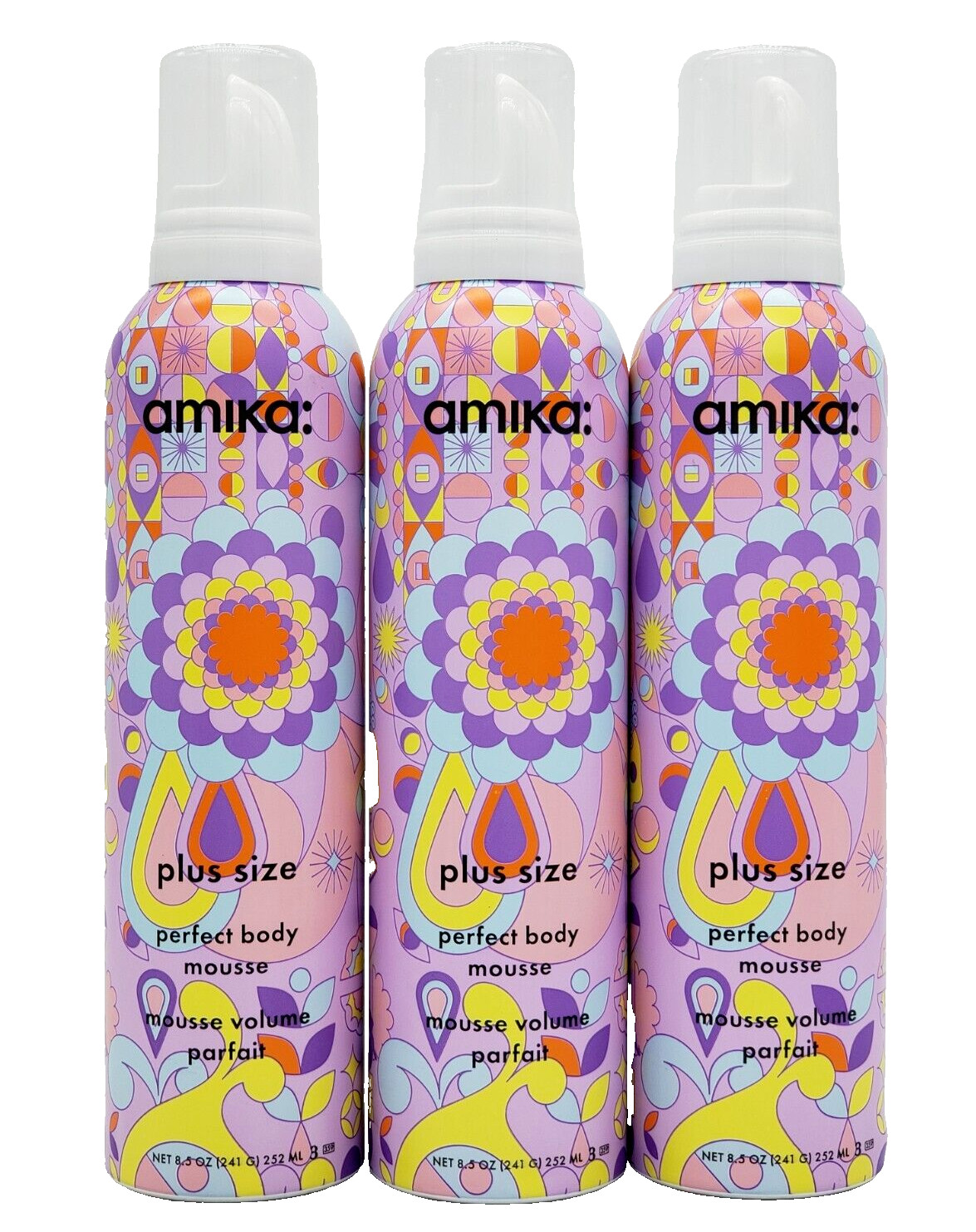 Amika Plus Size Perfect Body Mousse 8.5 oz - "Pack of 3"