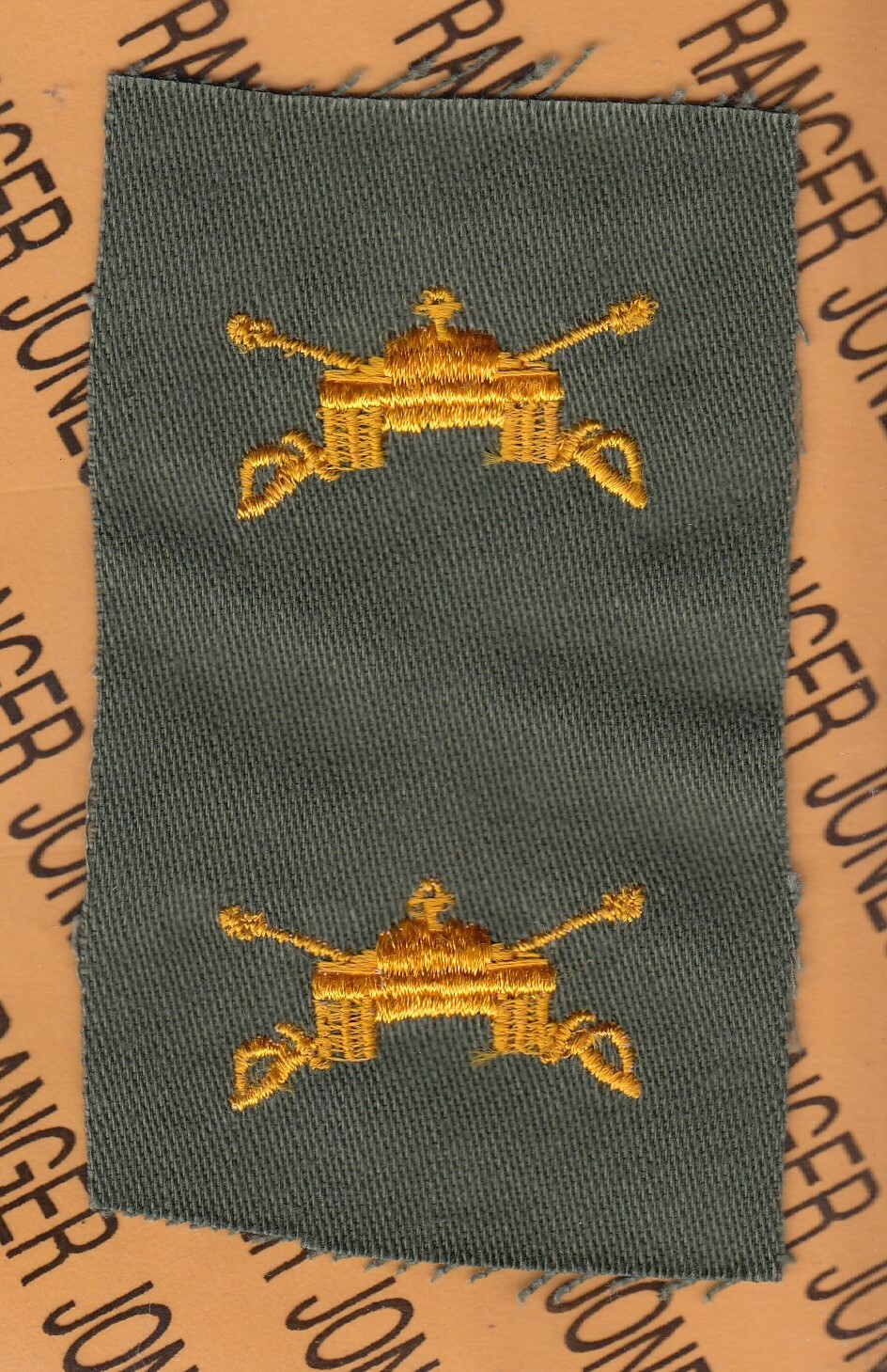 US Army Armor Officer Branch Vietnam era 1956-72 patch set c/e