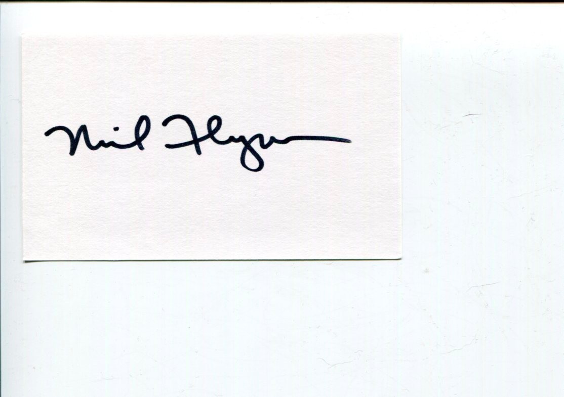 Neil Flynn The Middle Scrubs Janitor Indiana Jones Mean Girls Signed Autograph
