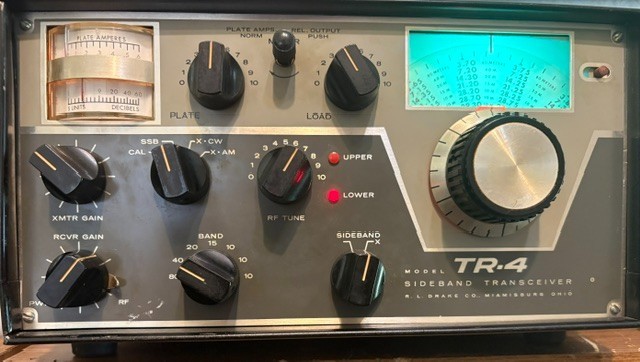 Working Vintage Drake TR-4 HF Transceiver