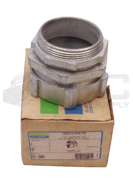 NEW O-Z GEDNEY 31-300 3" THREADLESS COMPRESSION CONNECTOR