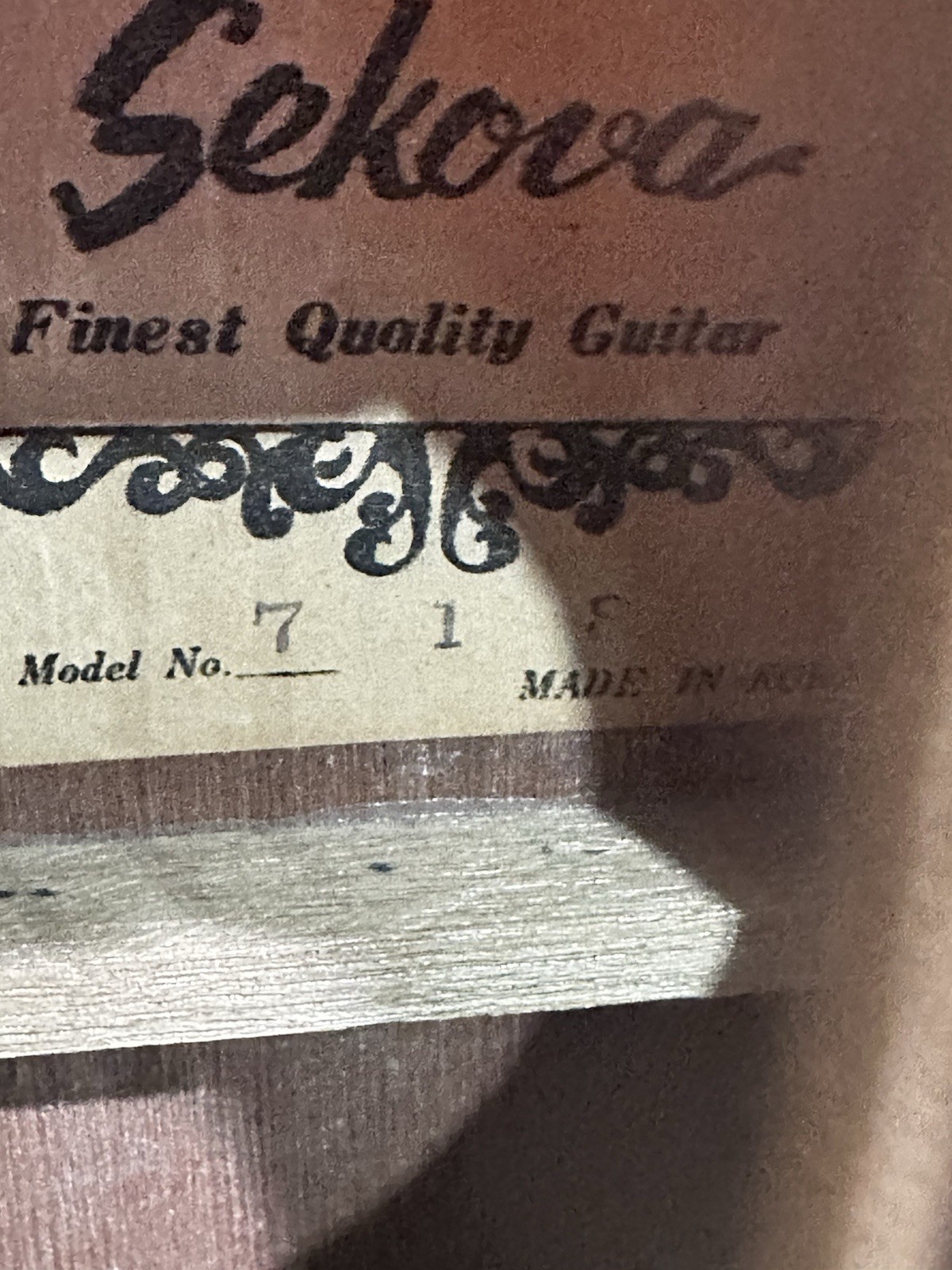 Sekova Model 718 Classical Guitar - Made In Korea