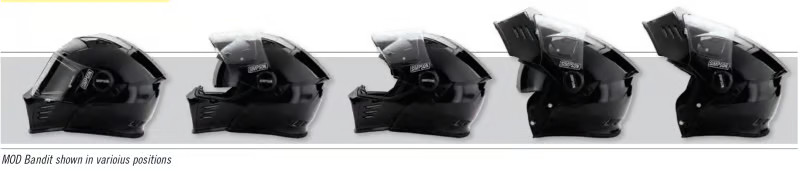 Simpson M59XS2 Mod Bandit Helmet Adult XS Black