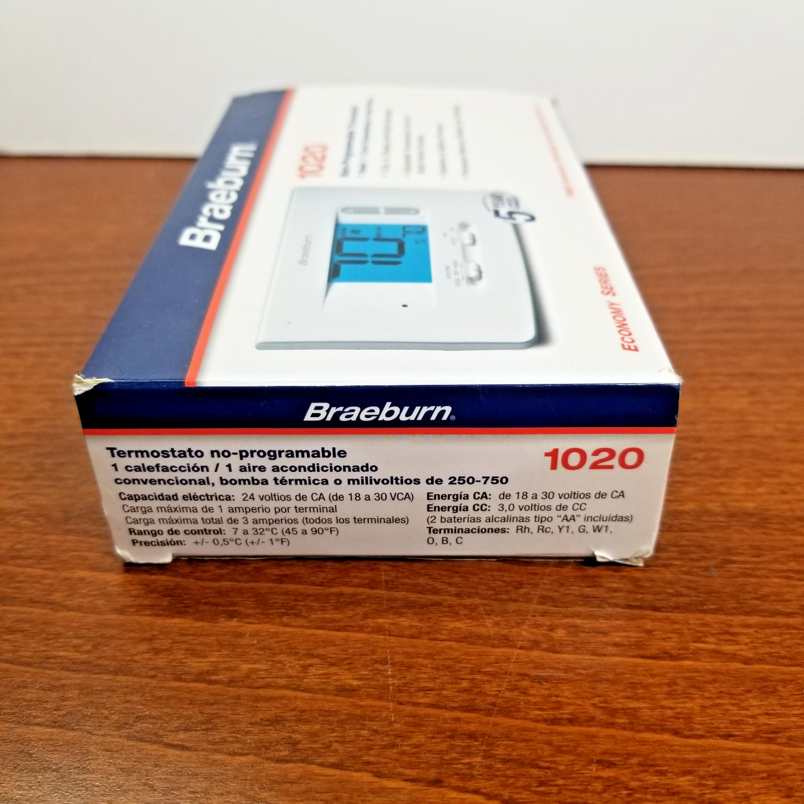 Braeburn 1020 Digital Non-Programmable Thermostat - White