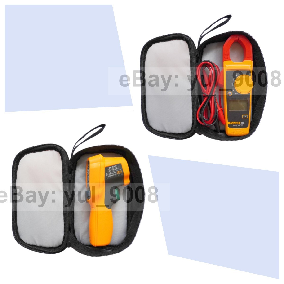 Electronic Multimeter Test Lead Kit Alligator Clips Needle Probe For Fluke Meter