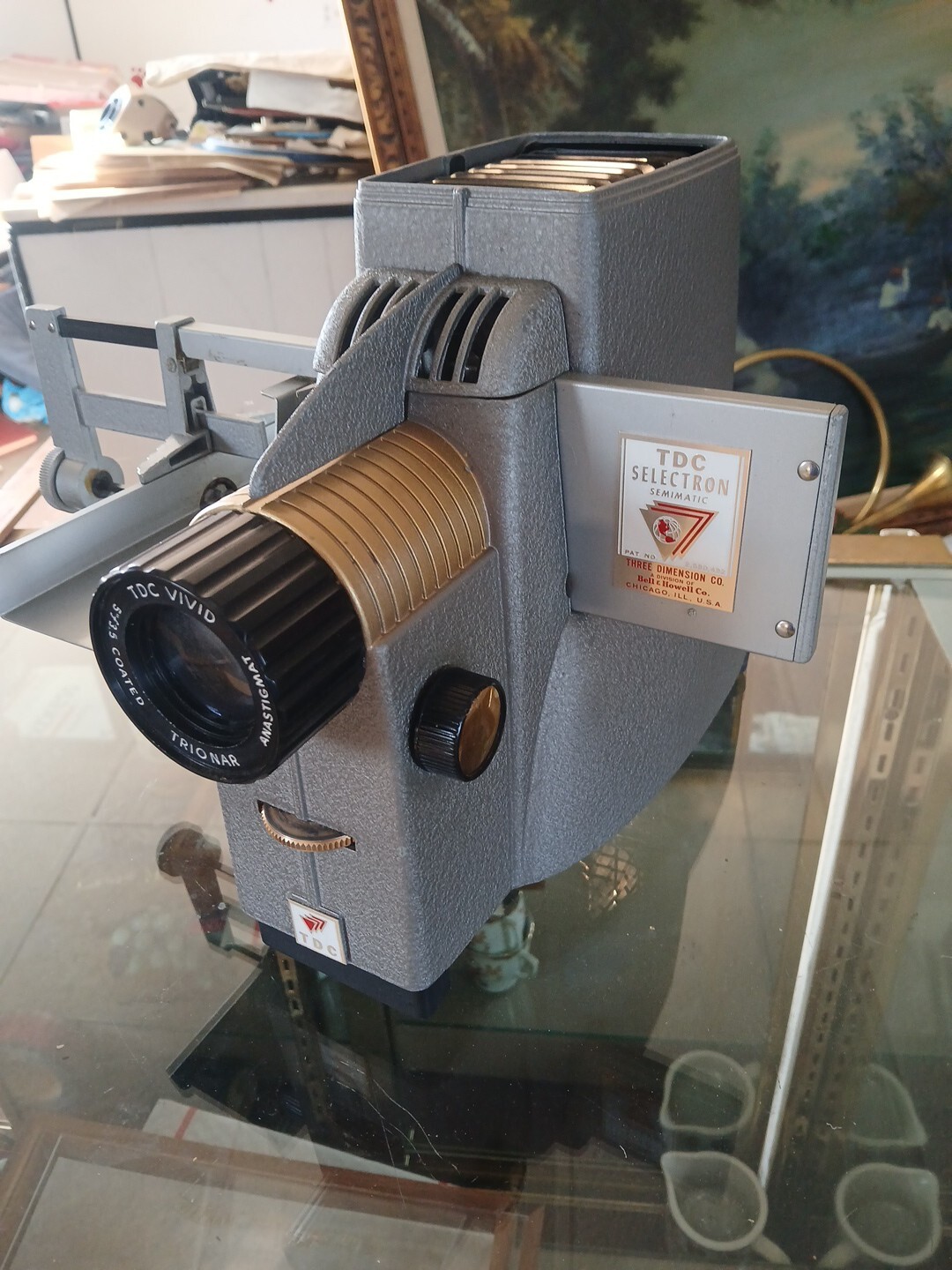 TDC SELECTRON SEMIMATIC MODEL 150 PROJECTOR
