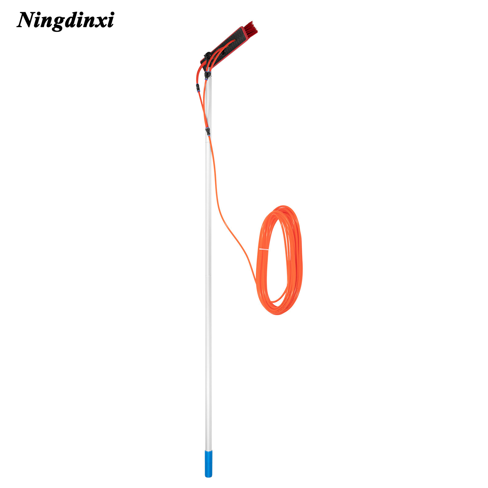 26ft Window Washing Pole Water Fed Pole Cleaning Brush Solar Panel Cleaner Tools