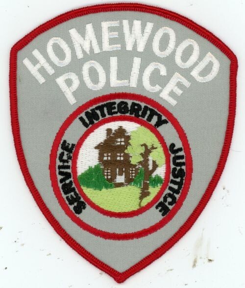 ILLINOIS IL HOMEWOOD POLICE NICE SHOULDER PATCH SHERIFF